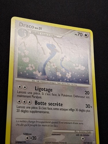NM Draco 52/146 DP Eveil des légendes Carte Pokémon FR - Picture 2 of 16