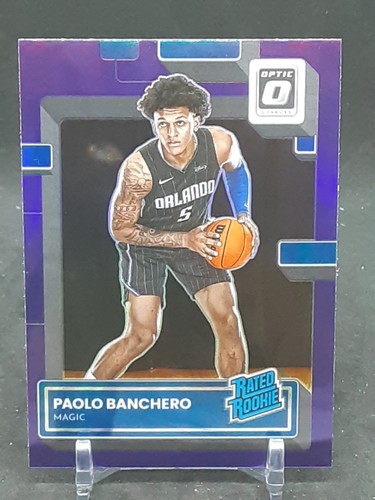 PAOLO BANCHERO 2022-23 DONRUSS OPTIC PURPLE PRIZM ROOKIE MAGIC QQ