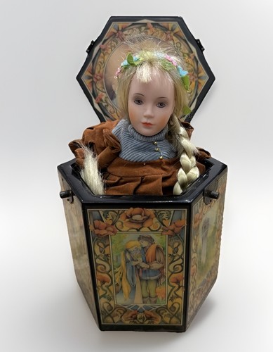 Enesco Long Ago & Far Away Rapunzel Musical Jack In The Box - Fur Elise WORKING - Picture 1 of 11