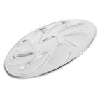  2 Pcs Oyster Plate Stainless Steel Grill Pan With Slots Oyster Shell Shaped