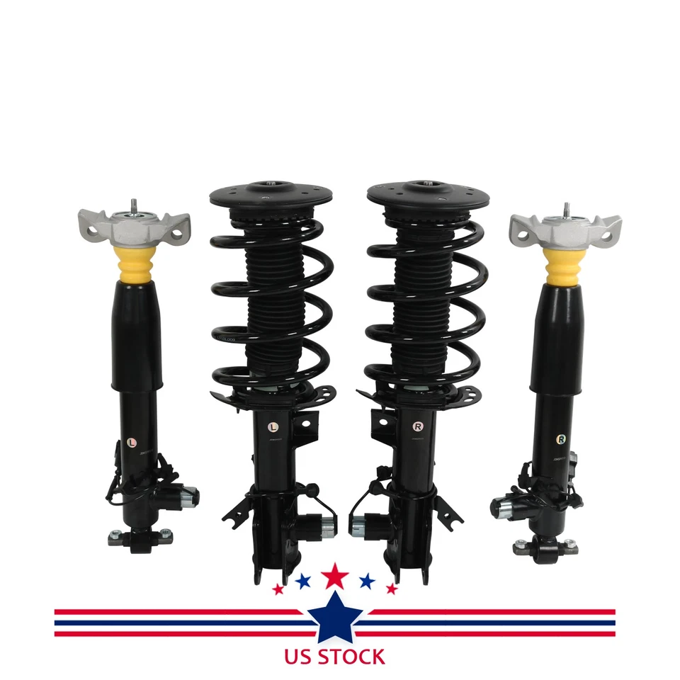 Full Set For 2013 Lincoln MKZ Front Rear Shock Struts Assys Electric GAS DOHC Foto 2 de 4