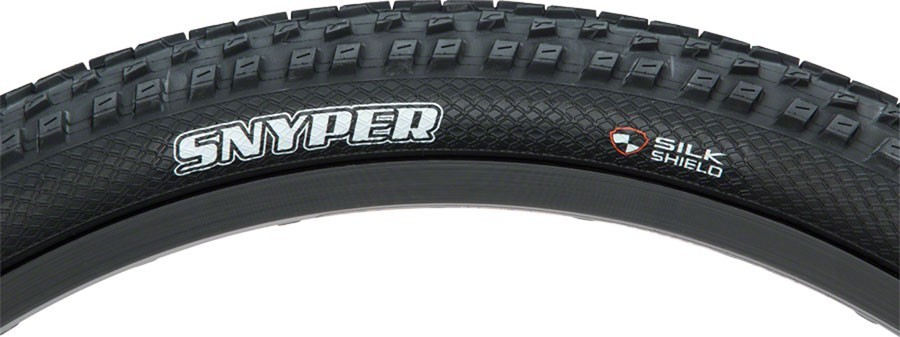 Шина Maxxis Snyper Mountain 24 X 2 60Tpi Складная двухкомпонентная Silkskin Черная