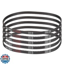 uxcell 5pcs 210XL 037 Timing Belt 105 Teeth Rubber Geared Cogged Belt, 0.37" 