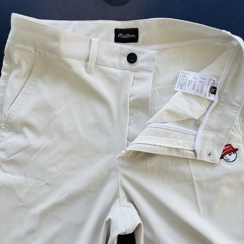 Pantalone chino estivo Malbon Golf beige taglia 30 nuovo con etichetta performance twill elasticizzato - Foto 5 di 16