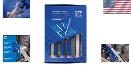 Efficient 10-Inch Machinist File Set – Ergonomic Handles for Comfort and Control - Picture 2 of 10