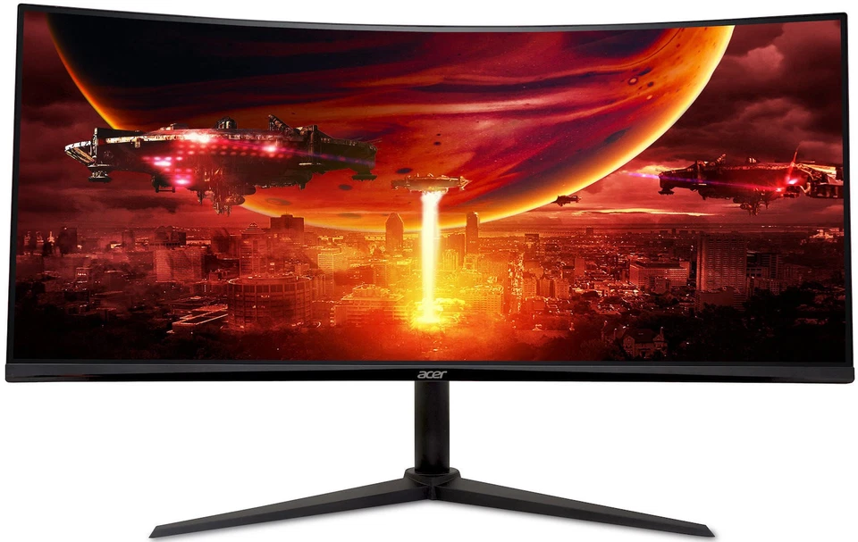 Acer Nitro ED340CUS3bmiipx 34" Curved Gaming UWQHD Monitor 3440x1440 1ms 180Hz - Bild 2 von 4