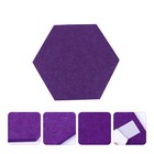 10pcs Hexagon Felt Message Board Photo Display Board Backdrop Decoration