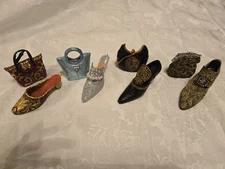 VINTAGE JCP MATCHING SHOE & PURSE ORNAMENTS 