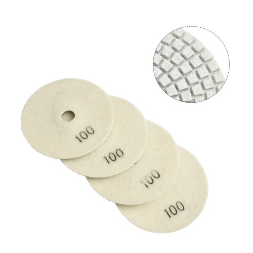 Diamond Dust Sanding Discs 15 Pcs 100mm for Concrete and Stone Finishing - Picture 3 of 12