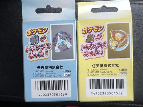 Pokemon Gold Silver Poker Playing Cards Deck Set Lugia Ho-oh Nintendo r# - Picture 2 of 4