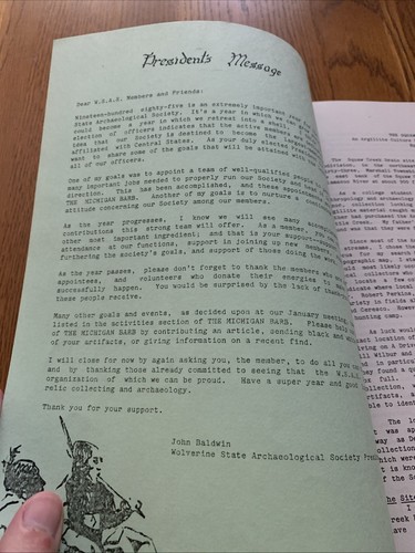 Michigan Barb - Wolverine State Archeological Society Publication 1985 - Bild 2 von 10