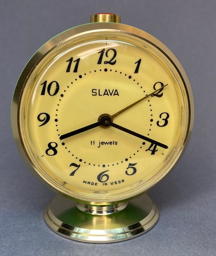 Soviet Vintage Slava Alarm Clock USSR 1980's~Perfect Condition #251125 - Picture 2 of 10