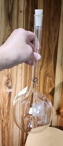 Italian Hand-blown Glass Grappa Bottle 1750ml - Picture 7 of 10