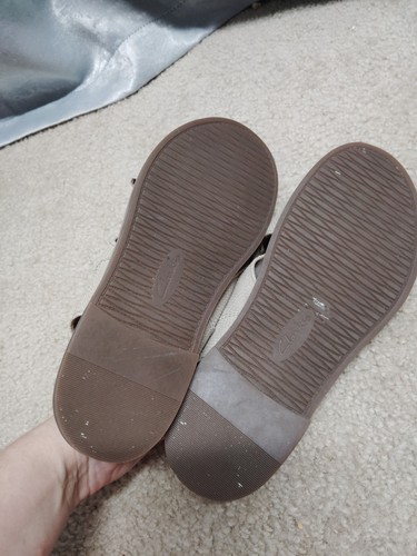 Clarks Womens Sandals Beige Criss Cross Zip Slingback Comfort Size 8 - Picture 5 of 5