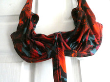 ladies preowned pour moi bikini 2 peice floral multicoloured