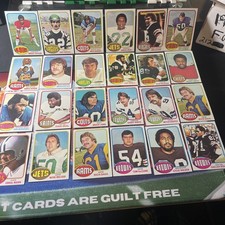 1976 Topps Football Lot Randy White RC Art Shell HOF Vintage NFL Cards Cowboys