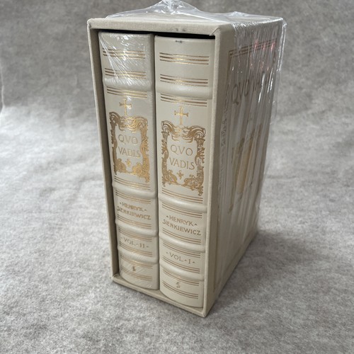 Easton Press Deluxe Edition Quo Vadis? by Henryk Sienkiewicz w/slipcase MINT QA - Imagen 1 de 16