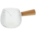 Holzgriff Glas Milchkännchen Glas Trinkbecher Wasserbecher Trinkbecher