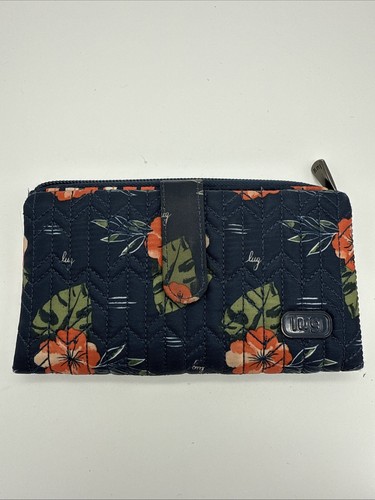 Lug Tram Geldbörse Camo Orchidee Bunt Tropisch RFID Reisetasche Reißverschluss Organizer