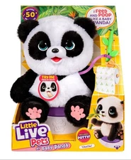 Little Live Pets My Baby Talking Panda ChuChu, Toy with 50+ Sounds