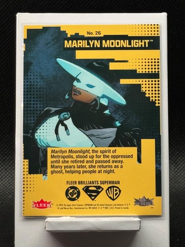 2025 Upper Deck Fleer Brilliants SUPERMAN - Marilyn Moonlight #26 - Picture 2 of 2