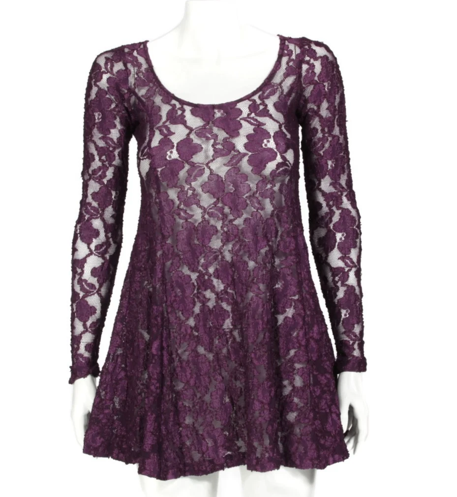 Lace Purple Fit & Flare Dresses for Women for sale | eBay
