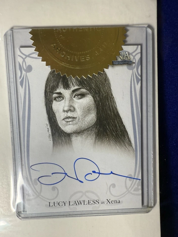 Xena Art And Images Rittenhouse Autograph Cards! Xena And Gabrielle - Image 2 of 4