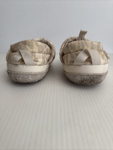 The North Face Women's Nuptse Mule Slipper NF0A5G2B- Silver Grey/Leopard Print 7 - Picture 8 of 11