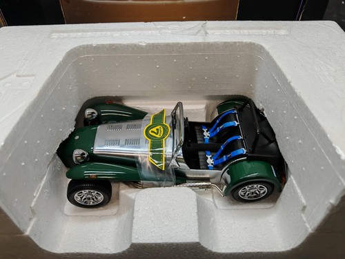 Rare Kyosho 1/18 Caterham Super Seven Green Clam Shell Wing (NEW) - Picture 18 of 18