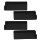 4 Stück rutschfeste Möbelgleiter – Rechteckige Untersetzer zur Stabilisierung