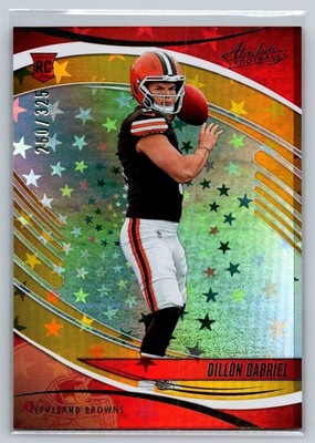 2025 Panini Absolute Dillion Gabriel #117 Gold Stars Parallel /325 Browns