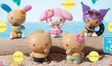 BANDAI capsule toy Sanrio Characters Everyone's on Vacation 5 types Set