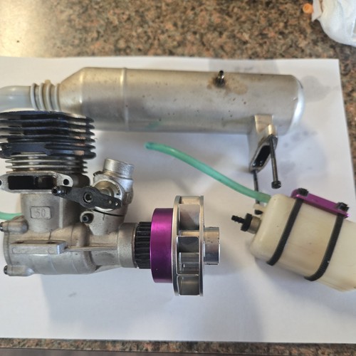 OS MAX 50 SX Ringed Hyper RC Nitro Hubschrauber .50 Motor mit Extras