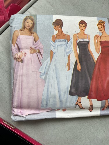 Butterick Misses Evening Dress & Stole Sewing Pattern US 12 - 16 6405 uncut - Picture 8 of 8