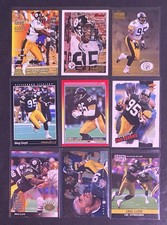 9 Greg Lloyd Football Cards Pittsburgh Steelers