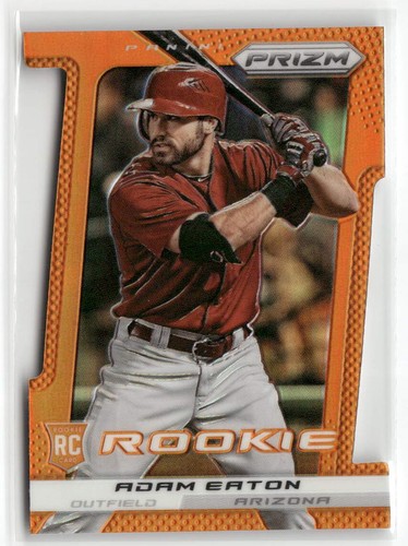 Prizm #249 2013 Adam Eaton naranja troquelado #/60 RC DBACKS ☘️137 - Imagen 1 de 2