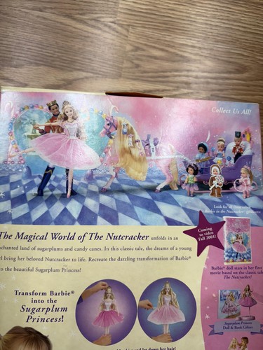 Vintage 2001 Barbie Nutcracker Sugarplum Princess Doll Mattel 50792 Dance Stand - Picture 7 of 12