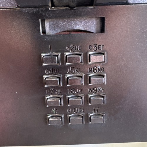 VTG ALL CHROME GTE Phone Booth Payphone Push Button Telephone No Keys 80’s Rare - Afbeelding 11 van 24