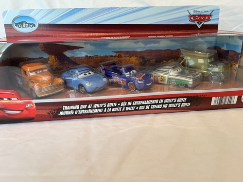 Disney Pixar Cars Druckguss 5er-Pack - Trainingstag bei Willy's Butte - NEU IM KARTON!