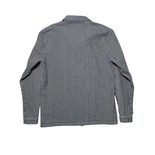 Brixton Chore Jacke Herren M Hickory Streifen Workwear 100% Baumwolle Utility Mantel - Bild 7 von 10