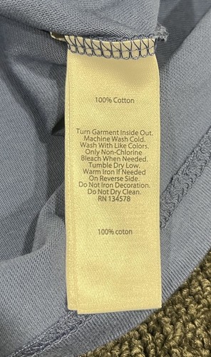 T-Shirt Vineyard Vines Everyday Should Feel This Good Blu Adulto Taglia Large L - Foto 5 di 8