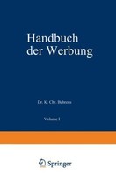 Handbuch Der Werbung Karl Christian Behrens