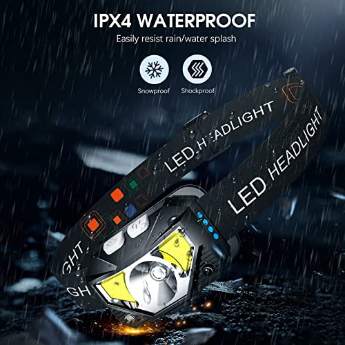 Linterna Faro, 1200 Lúmenes Ultra-Luz Brillante LED Recargable Faro - Imagen 6 de 6