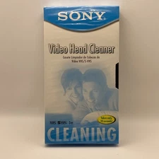 Sony VHS S-VHS Video Head Cleaner T-6CLDL Dry Type 2002