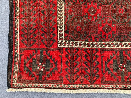Toller handgeknüpfter Vintage Zaidan Balouch Wollteppich 6,5 x 3,2 Fuß - Bild 10 von 12