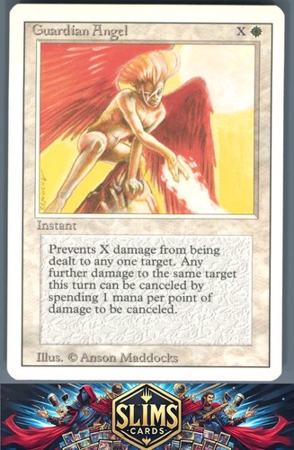 Magic the Gathering MTG Revised Edition Guardian Angel # Buy 2 Get 1 - Picture 1 of 2