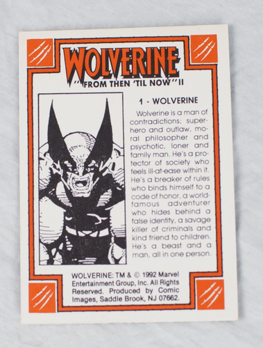 ๏ธโ๐ฅ 1992 Comic Images Wolverine From Then Til Now II 90 Card Complete Set ๏ธโ๐ฅ - Picture 5 of 5