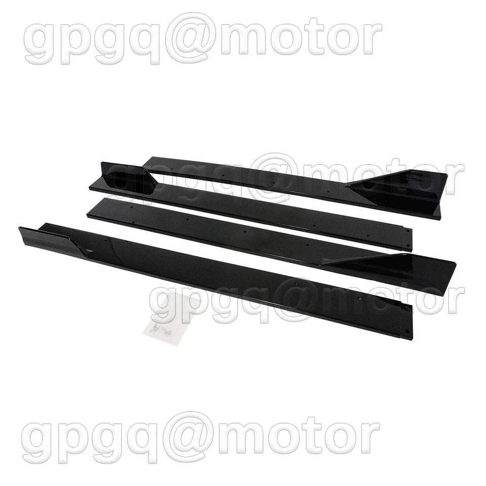 Extensión de faldón lateral negro brillante estilo AR para Lexus IS300 IS350 IS500 2021-2025 Foto 2 de 4