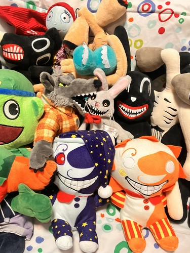 Lote De 19 Monstruos De Peluche Y Amigos FNAF, Cabeza De Sirena BAB, Pesadilla Bfr Navidad - Imagen 4 de 24