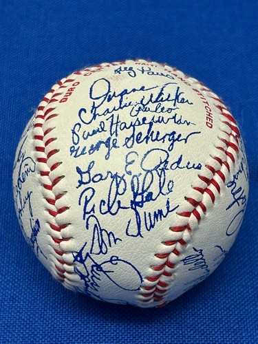 Vintage Official Cincinnati Reds Youth Baseball with Printed Signatures (1980's) - Picture 2 of 6
